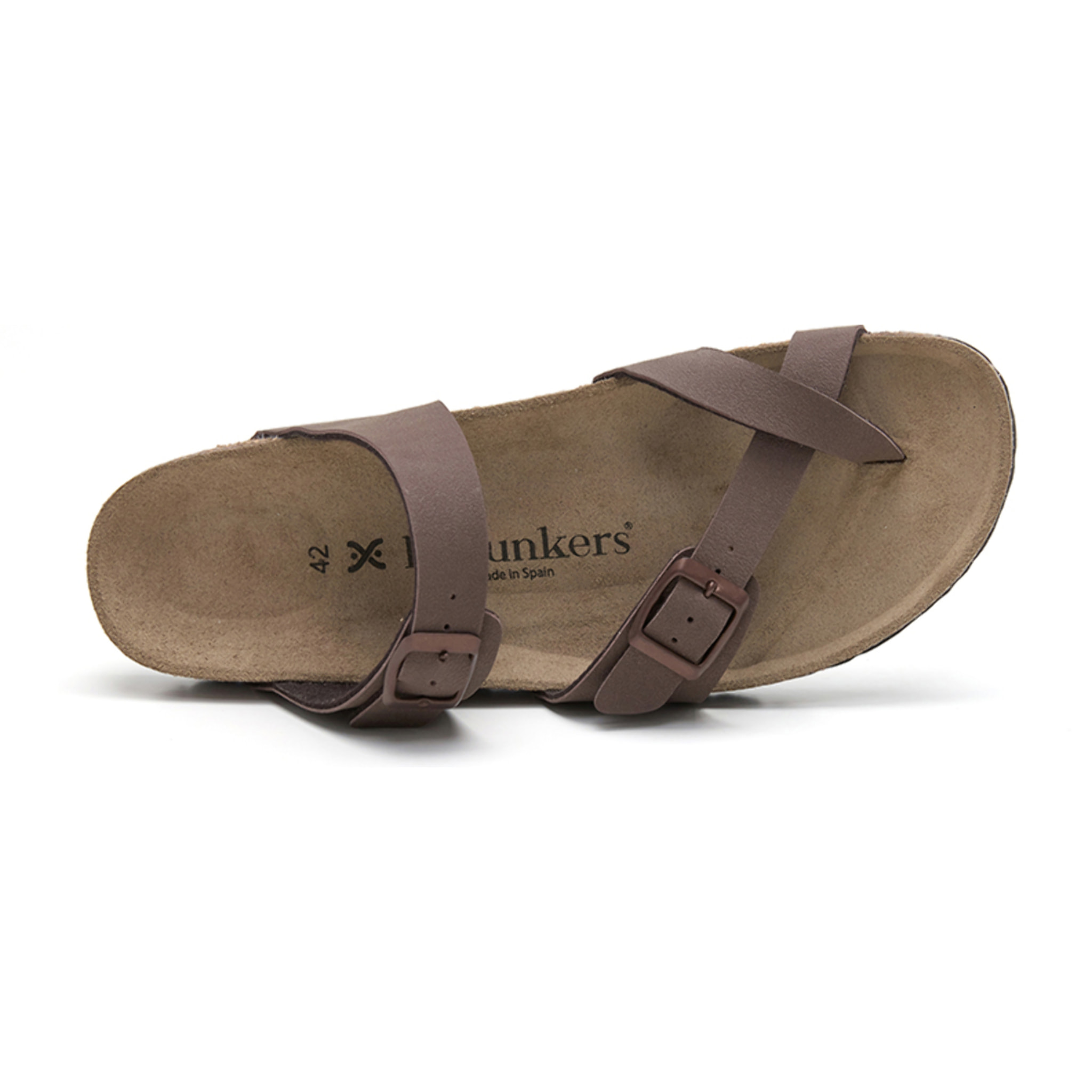 SANDALIA BABUNKERS MARRON
