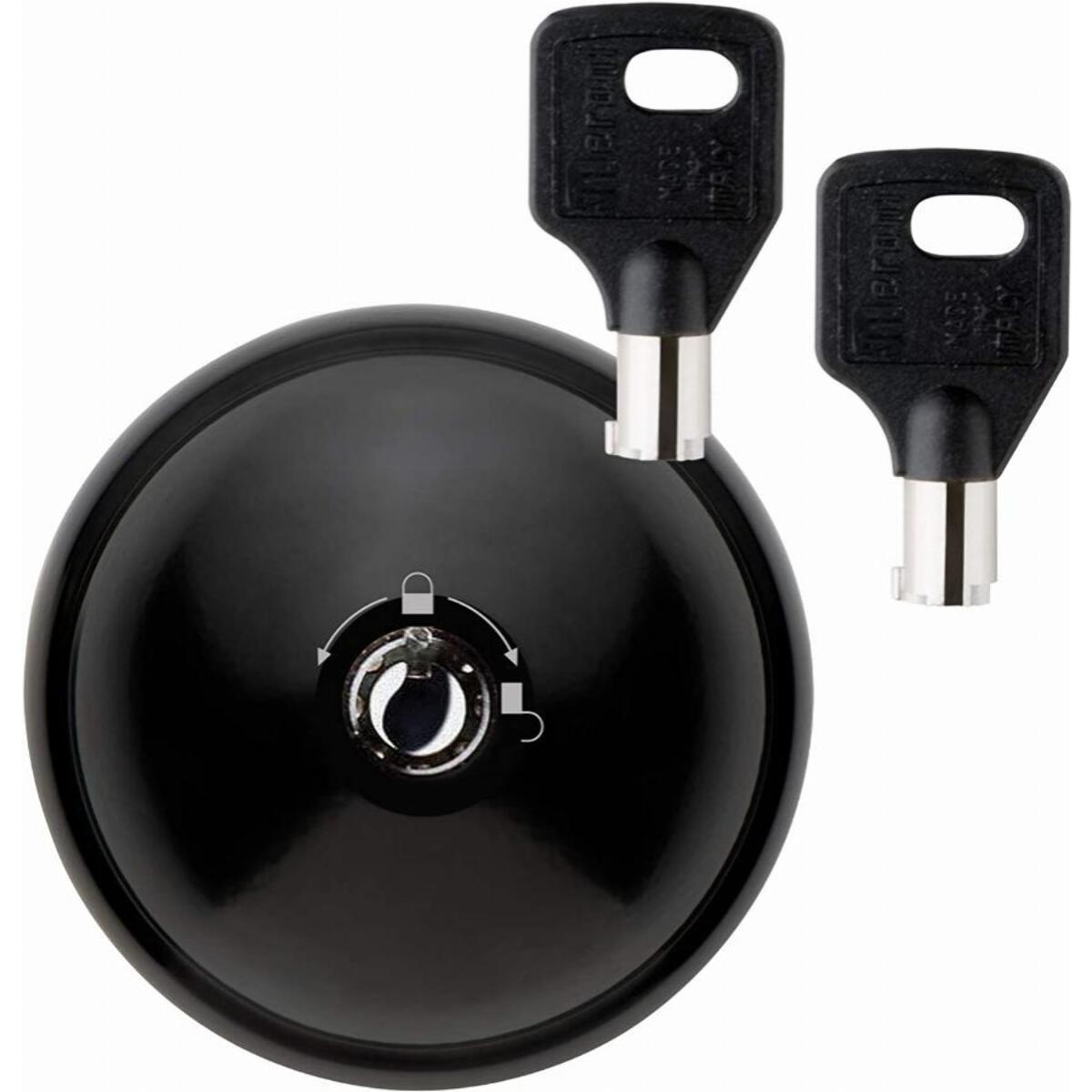 Serrure UFO³ Smart Duo Noir pour porte arrière utilitaire + 2 clés - 8090S212PN