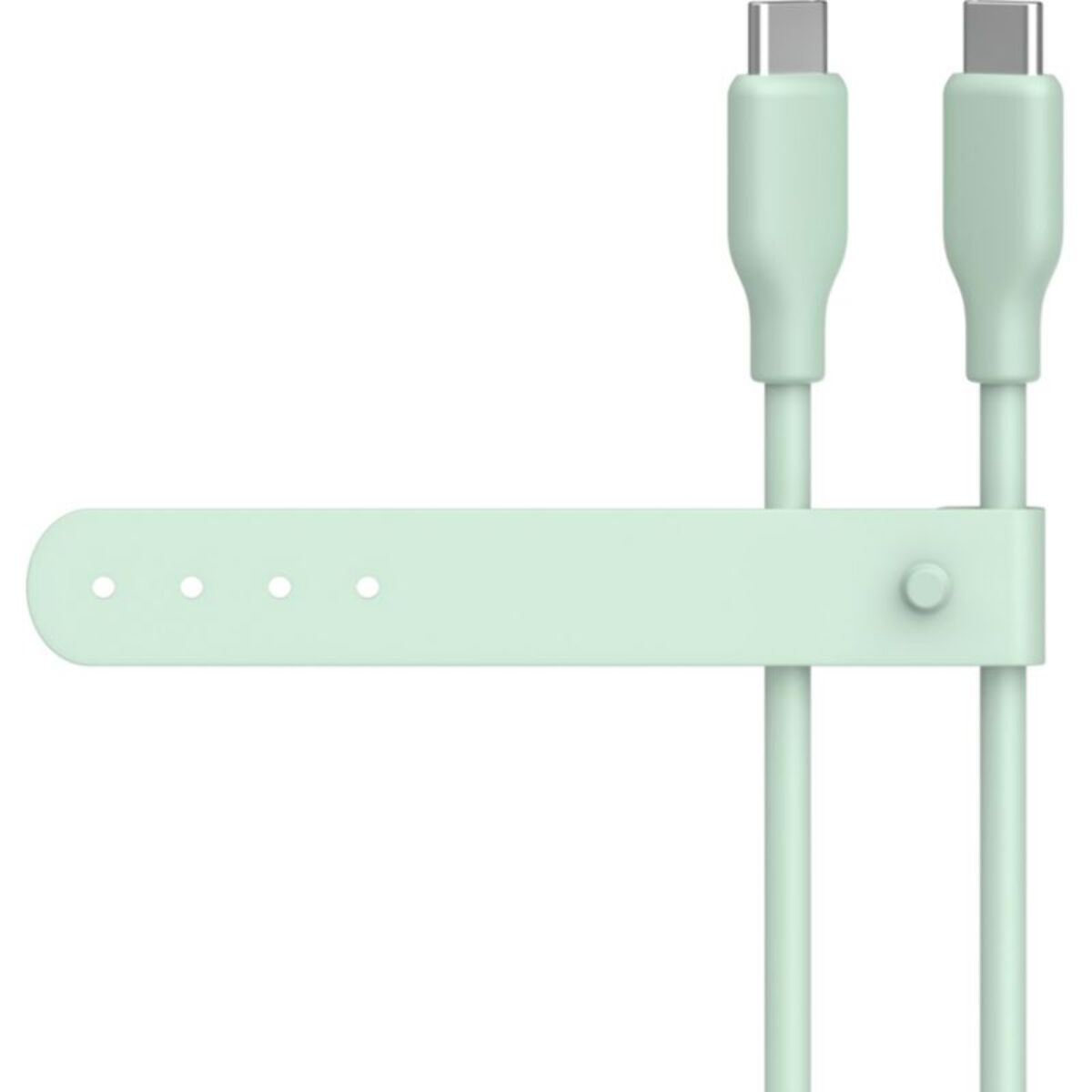 Câble de charge ESSENTIELB vers USB-C silicone 2M Vert