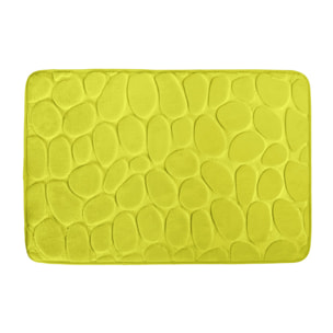 Tapis de bain Microfibre PEBBLE 50x80cm Vert Anis MSV