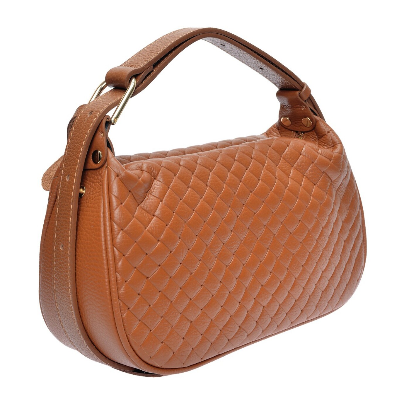 Borsa a mano Anna Luchini Cammello