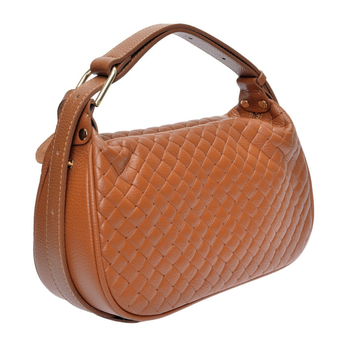 Borsa a mano Anna Luchini Cammello