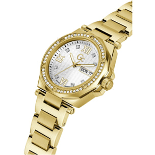 Gc Reloj De Cuarzo De Día Y Fecha Gc Legacy Lady