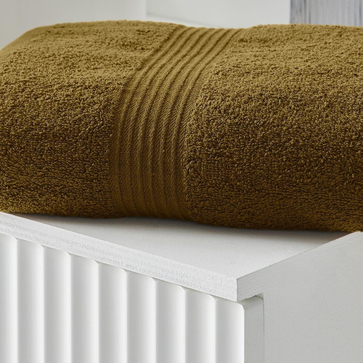 Drap de bain uni ESSENTIAL bronze