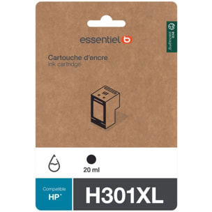 Cartouche d'encre ESSENTIELB H301 XL Noir