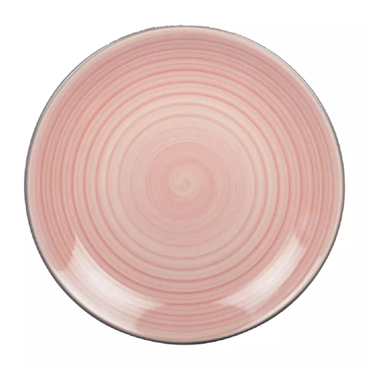 Lot de 6 Assiette à dessert rose unie - coachella