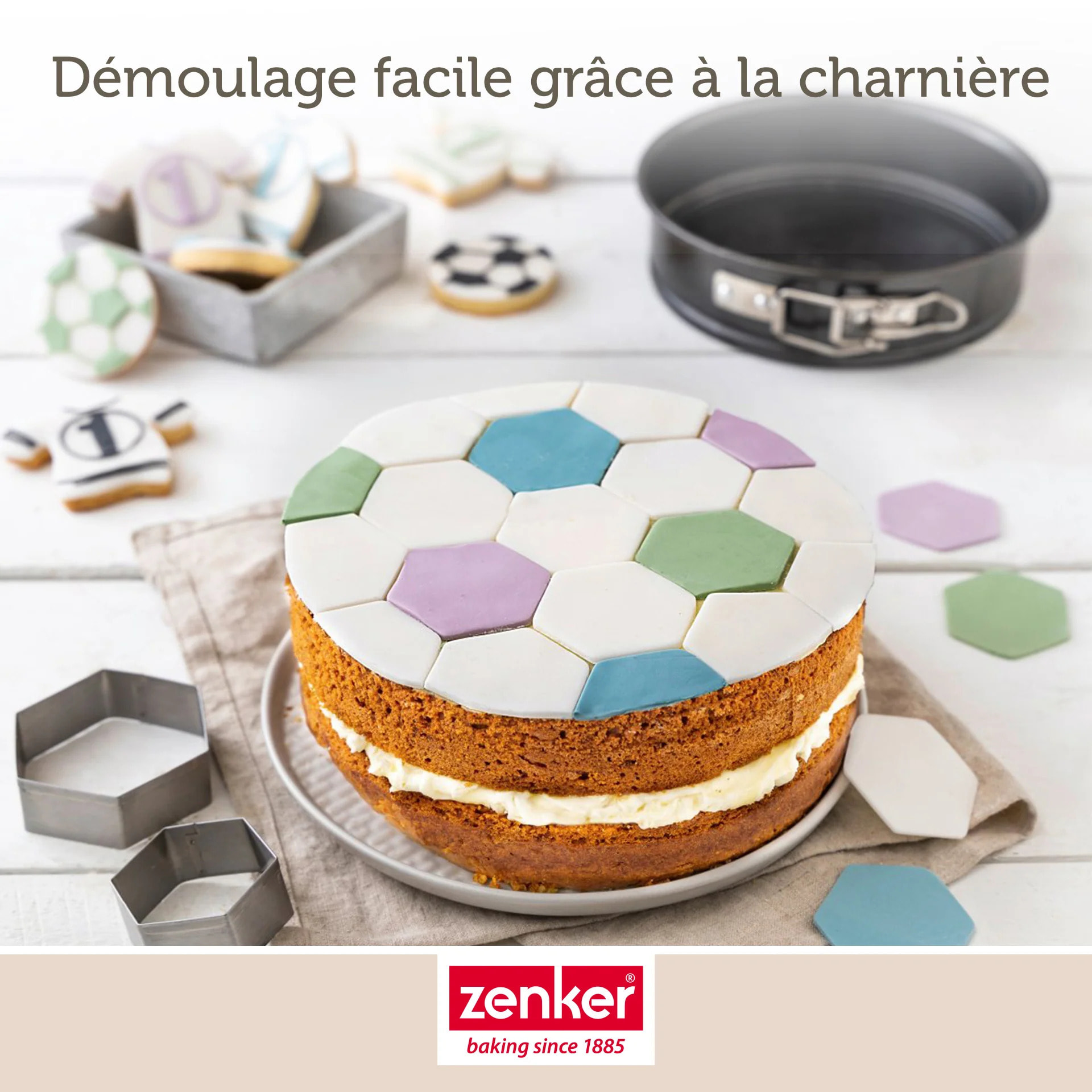 Moule à manqué à charnière 16 cm Zenker Spécial Mini