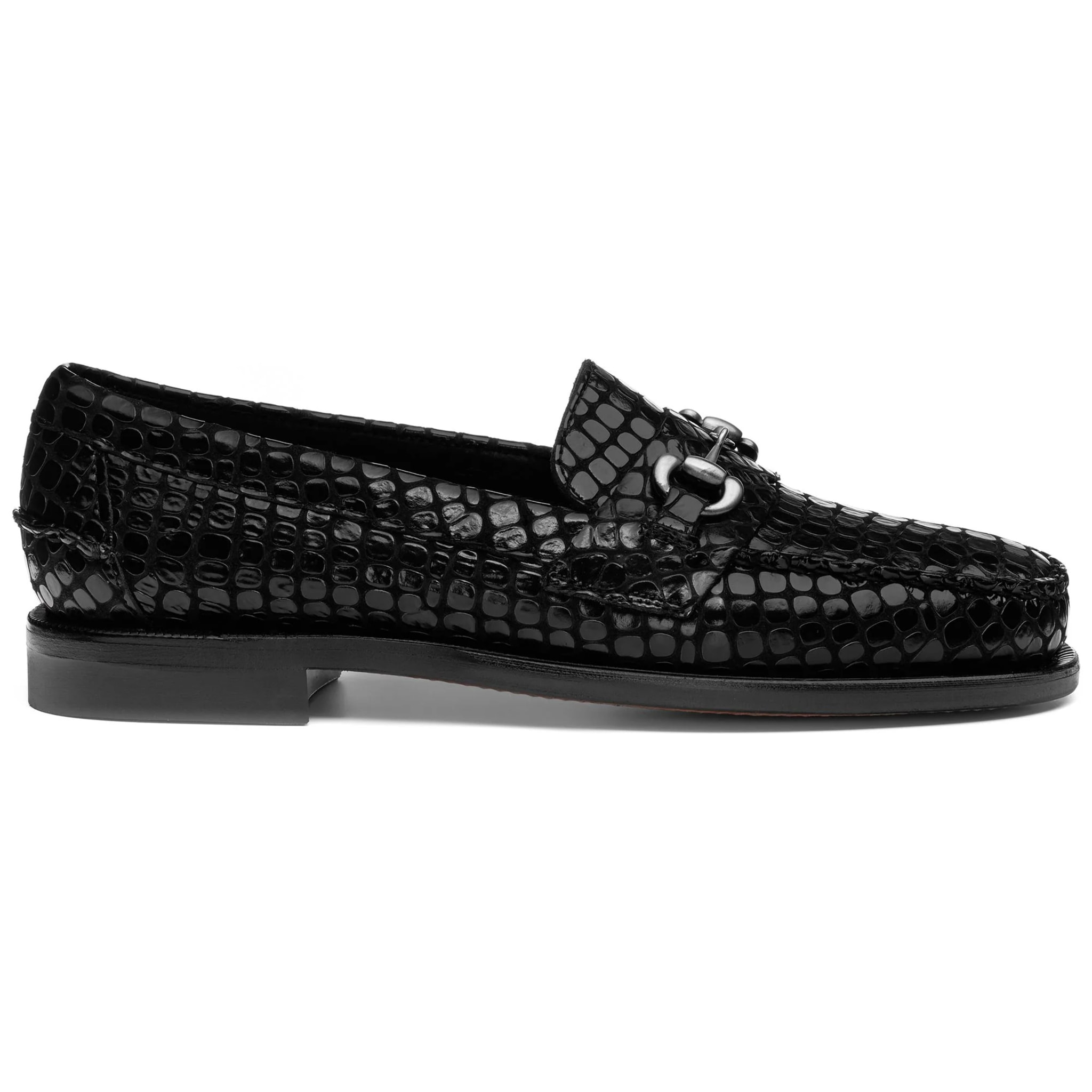 Moc Sebago Uomo Nero JOE CROCO