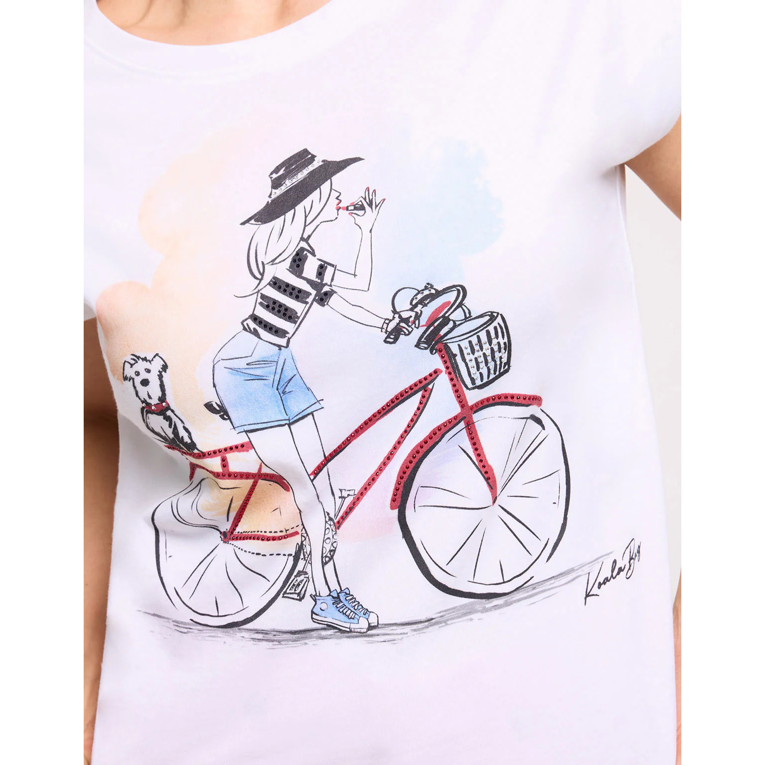 Camiseta Manga Corta Blanco - Figubike