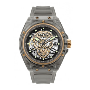 Reloj Police PL15924JPB02PA Hombre Analogico Automatico con Correa de Silicona