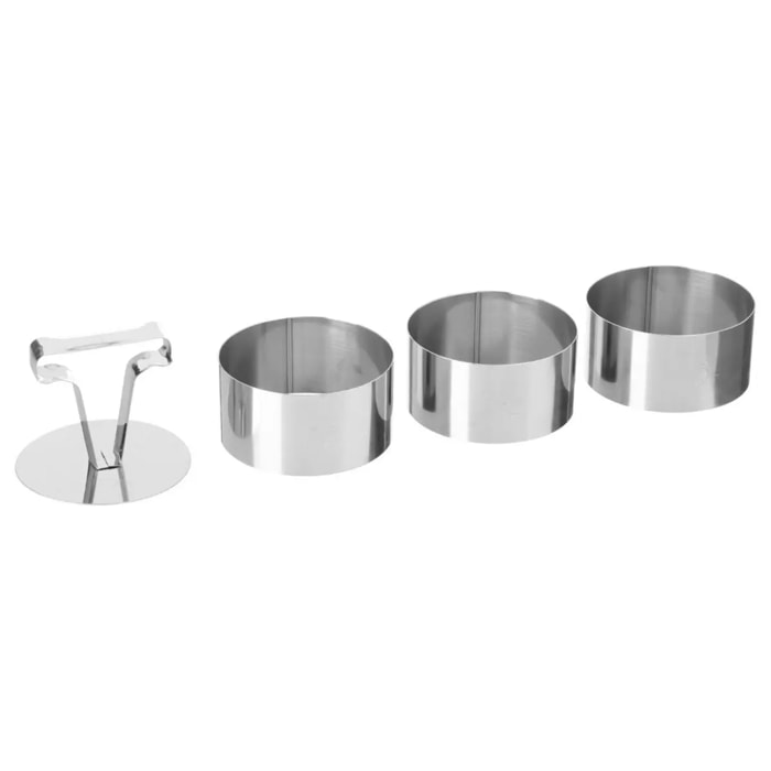 Lot de 3 formes rondes/carrées