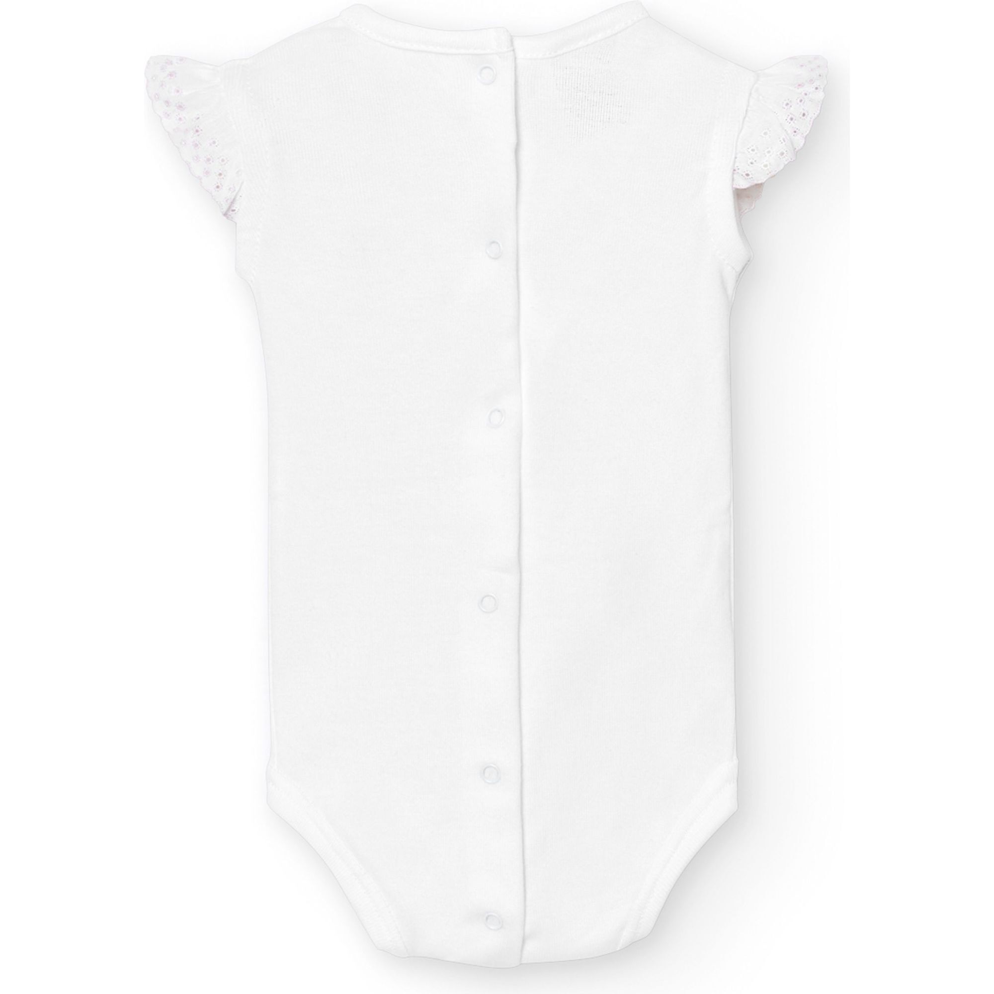 Body bebé tirantes puntilla algodón