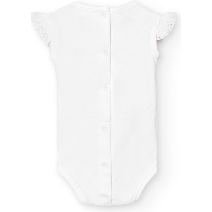 Body bebé tirantes puntilla algodón