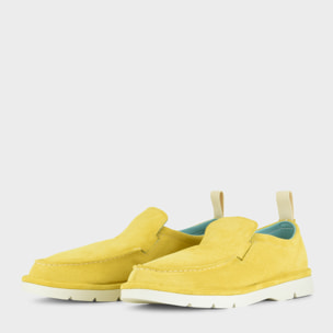 SLIP ON HOMBRE P19 DE ANTE AMARILLO