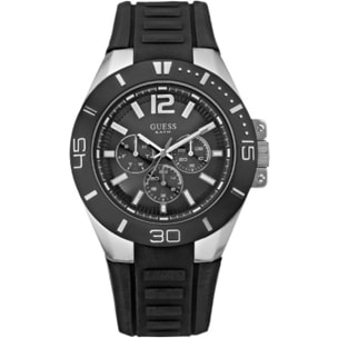 Reloj Guess W12597G1 Hombre Analogico Cuarzo con Correa de Silicona