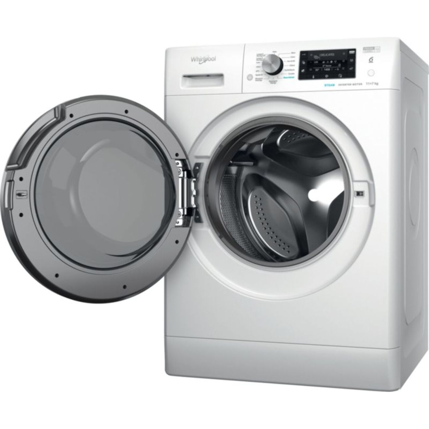 Lave linge séchant hublot WHIRLPOOL FFWDD1176258BCVFR