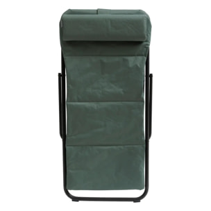 Chilienne de jardin pliante Jubba Vert jade & Graphite