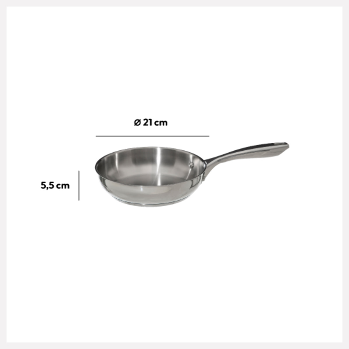 Poêle Inox 20 cm Resilience