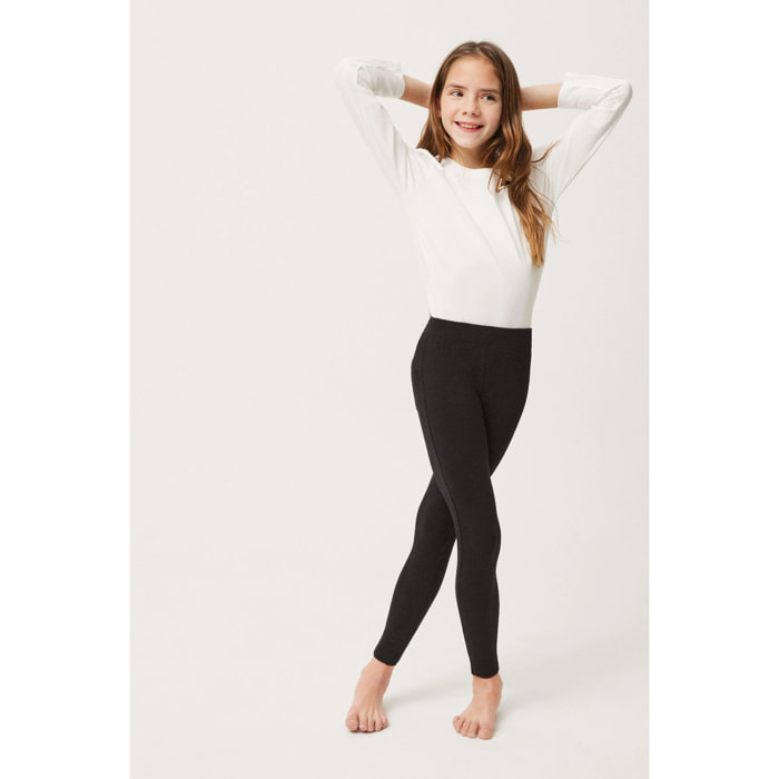 Leggings neri basico per ragazze