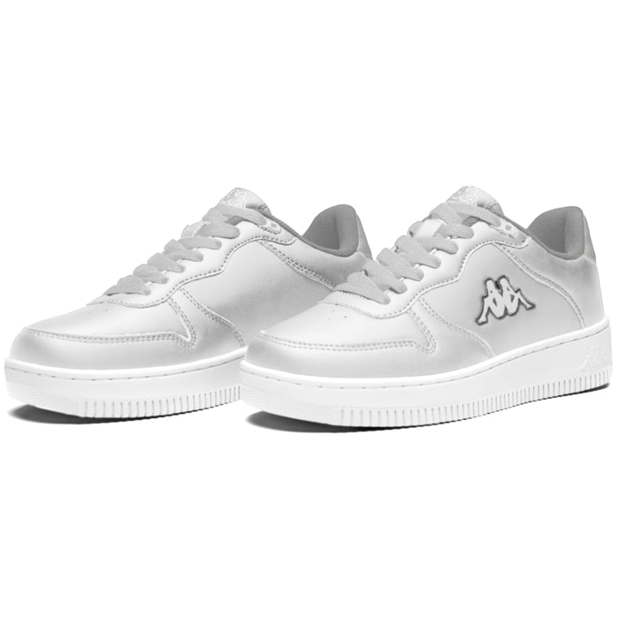 Kappa - Zapatillas Mujer Blanco - Logo Maserta Silver
