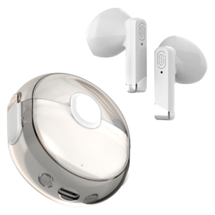Auriculares TWS L12S Bluetooth 5.1. Control táctil. Base de carga 200mAh + 35mAh.
