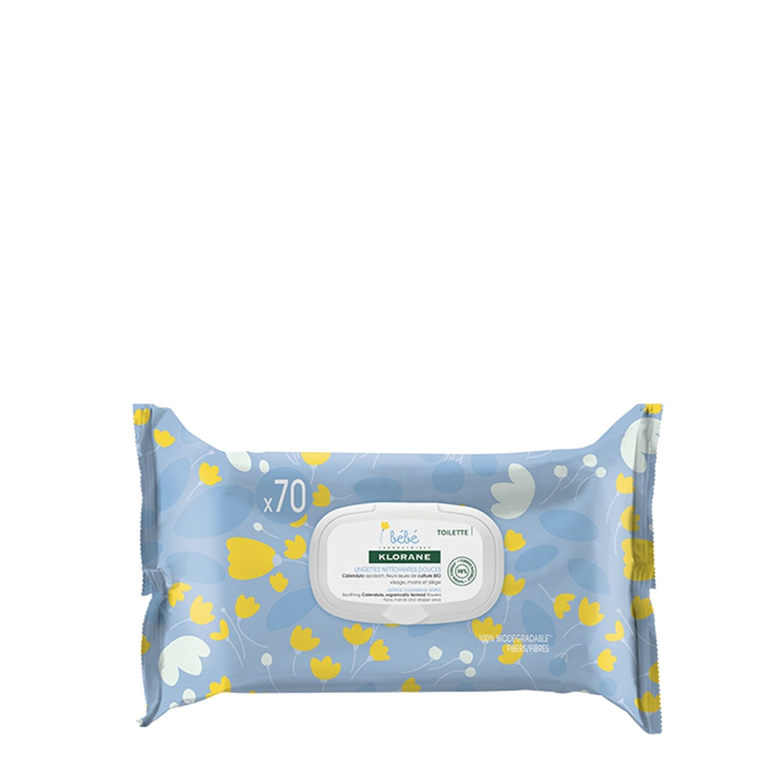 Lingettes Nettoyantes Bébé - Calendula Apaisant