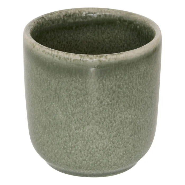 Tasse Terre inconnue vert kaki D6,7xp5,5cm