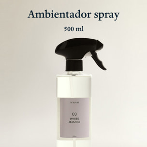 Set de 2 difusores spray de 500ml con aromas de cedro y jazmín blanco scalpers