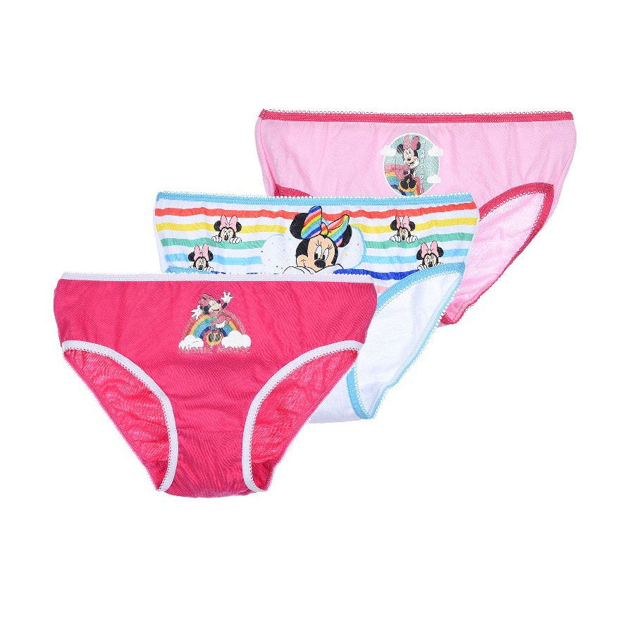 Set di 3 mutandine slip Minnie Lei Disney Multicolor