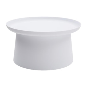 Tavolino in polipropilene diametro cm.70 colore bianco