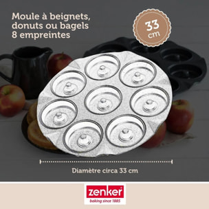 Set de 4 ustensiles de pâtisserie moule à gâteaux 2 bols et spatule Black mettallic Black mettallic Zenker  Black mettallic
