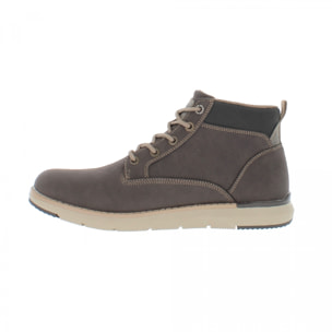 Armata di Mare Scarpe Uomo Stivaletti Casual Stringati con Soletta Rimovibile in Memory Foam AMU W21M23 Dk Brown