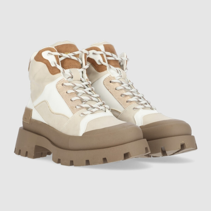 Botines - Beig - Tacón: 4 cm