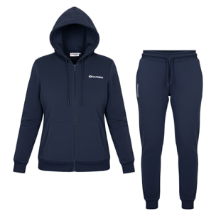 Tuta Donna SUPERGA Cotone Felpato Full Zip