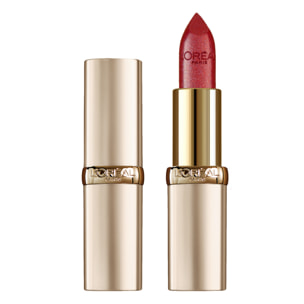 Rossetto 345 Cherry Crystal Idratante Color Riche Satin a Lunga Durata con Vitamina E