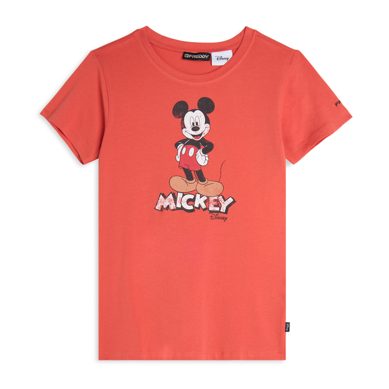 T-shirt regular fit con stampa Mickey Mouse