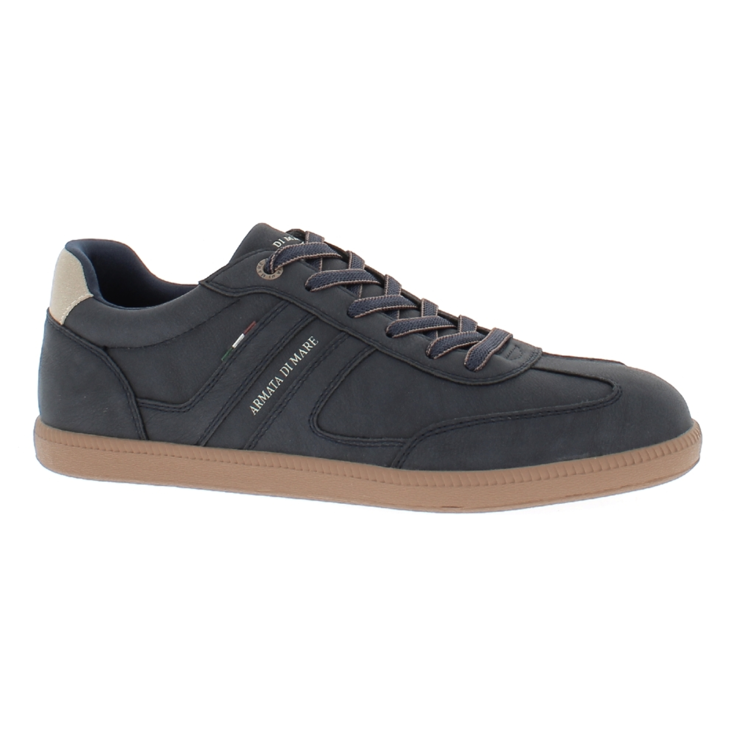 Armata di Mare Scarpe Uomo Sneakers Basse Stringate con Soletta Rimovibile in Memory Foam AMU W24M611 Navy