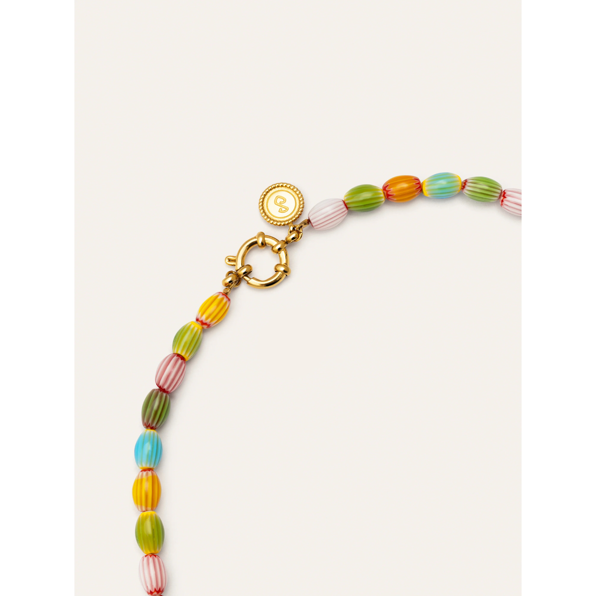Collar Tarifa Acero Baño Oro