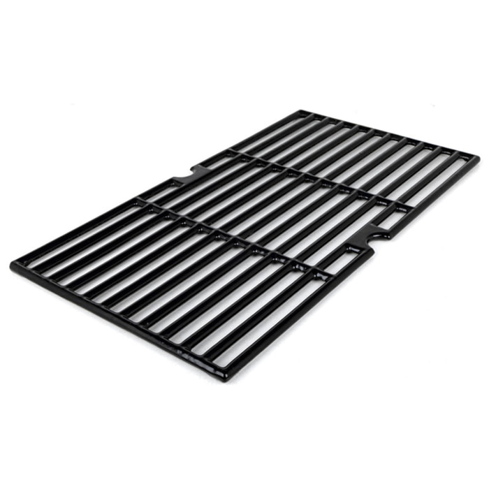 Grille de cuisson en fonte émaillée pour barbecue à gaz 4 brûleurs