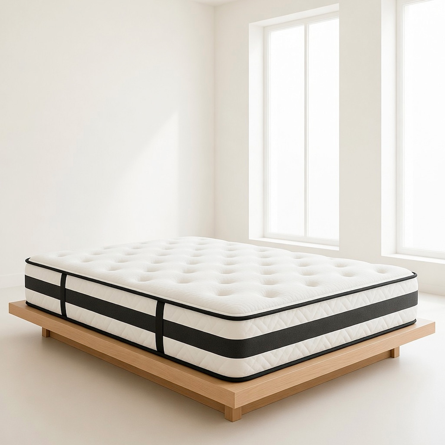 Materasso Singolo H3 Medio Rigido Con 240 Molle Insacchettate Al M, 5 Zone Di Comfort Double Sided Supporto Ergonomico E Alta Traspirabilità 80