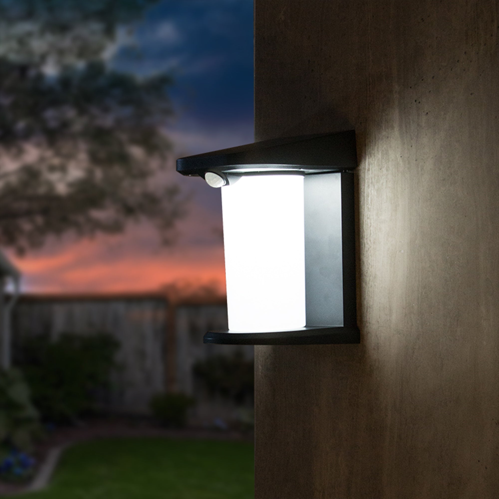 2 Applique solaire sensor LUSTY 100LM
