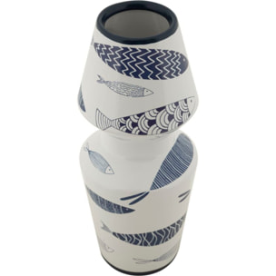 VASO CERAMICA FISH DOUBLE CM Ø 14X34