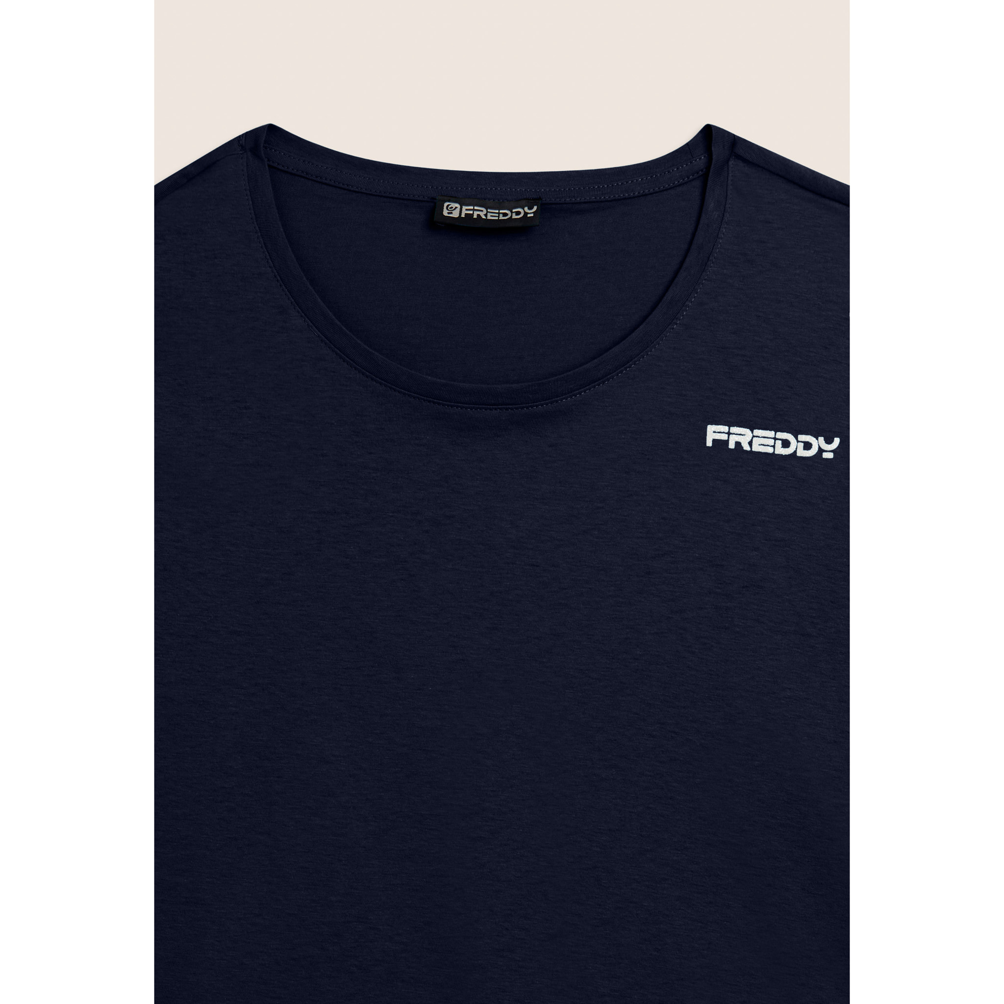 T-shirt Manica Corta Cropped con piccolo Logo FREDDY