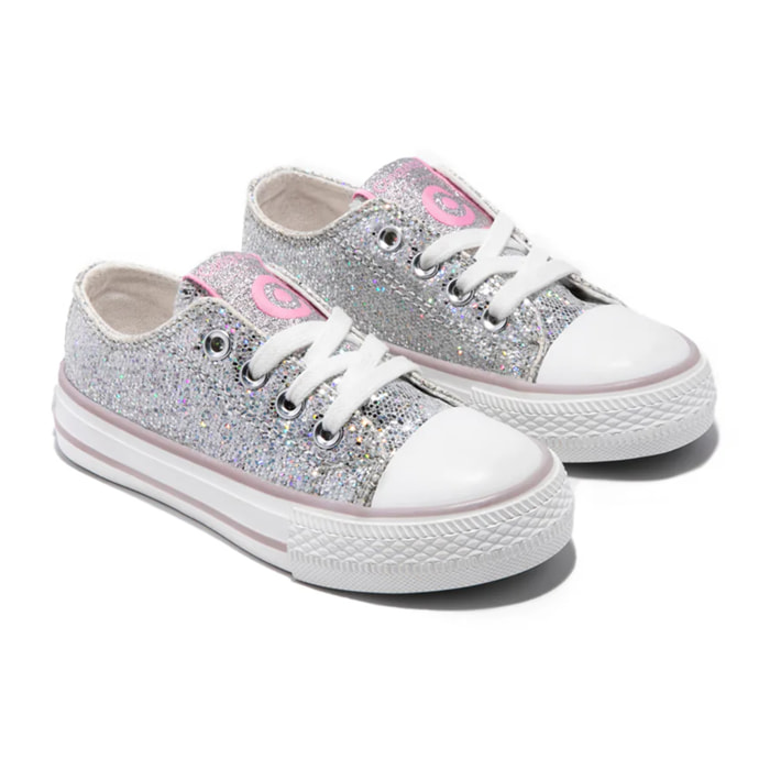 Zapatillas Glitter Plata