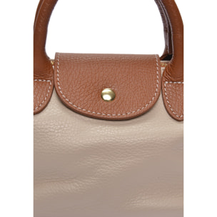 Borsa a spalla Anna Luchini Beige