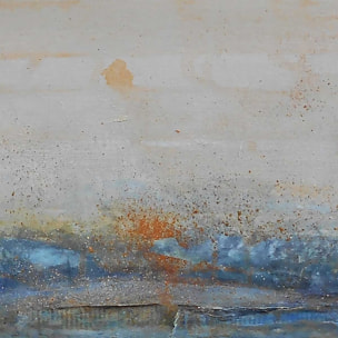 Tableau moderne rivage d'or Tableau alu Dibond