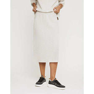 Falda Midi Gris - Rovium