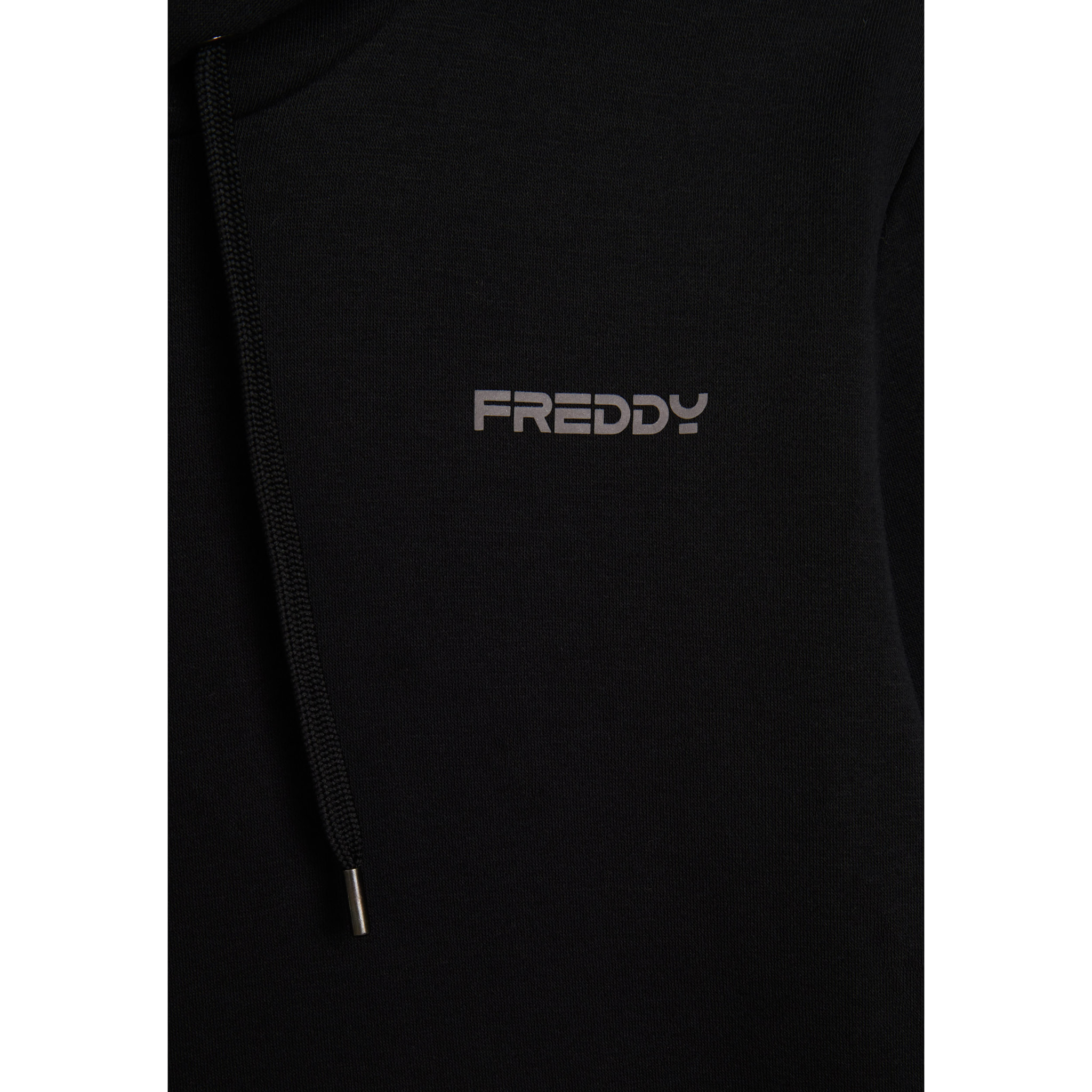 Tuta uomo felpa garzata con cappuccio e tasca a marsupio