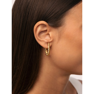 Pendientes Tressia Baño Oro