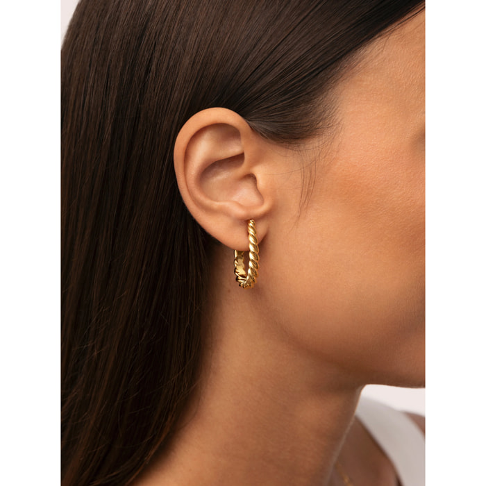 Pendientes Tressia Baño Oro